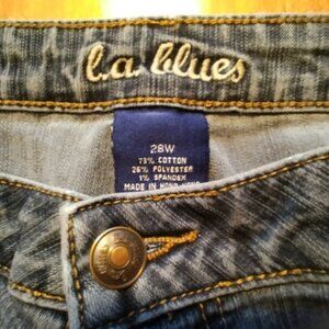 Vintage LA Blues straight leg stretch jeans 28W
